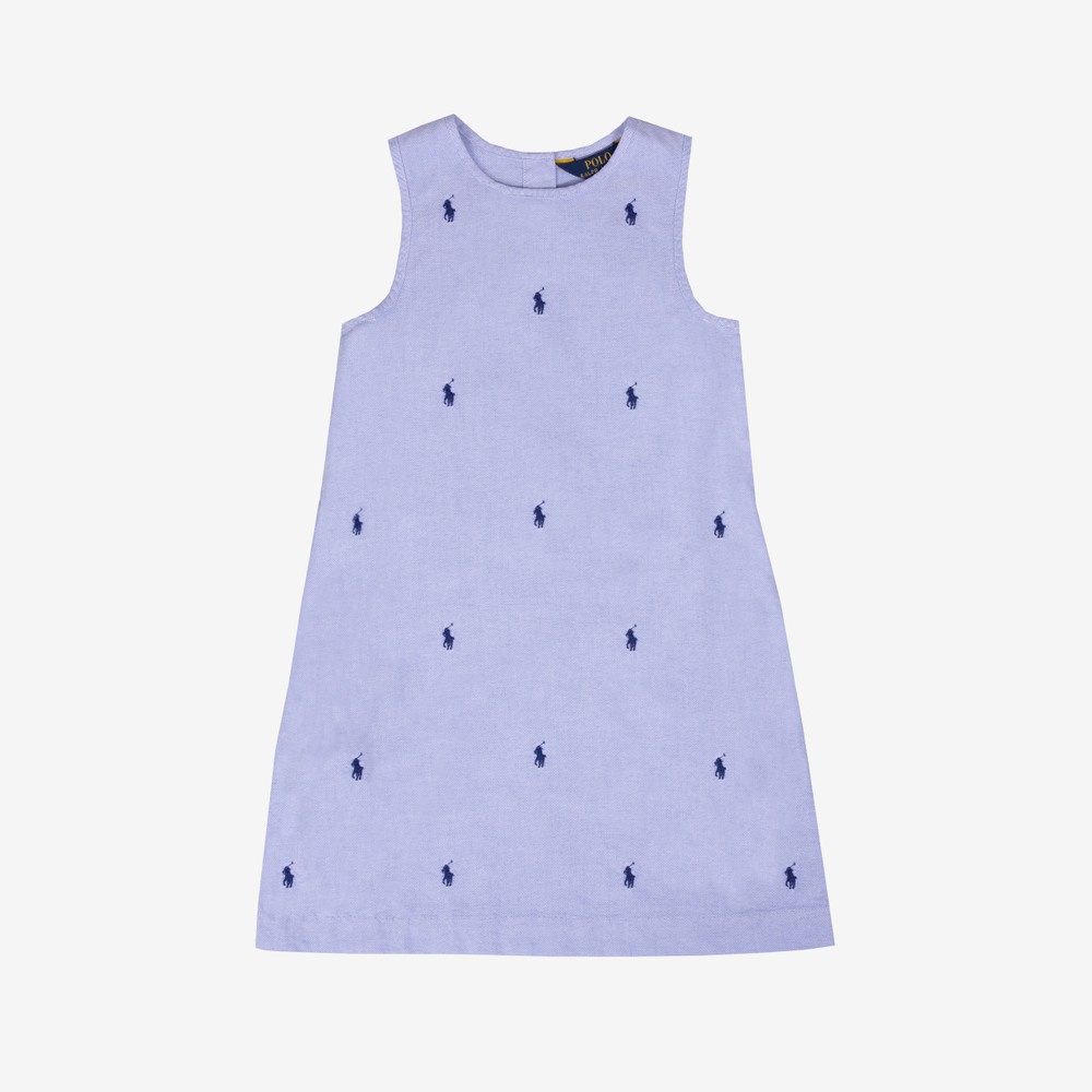 Polo Pony Cotton Oxford Dress