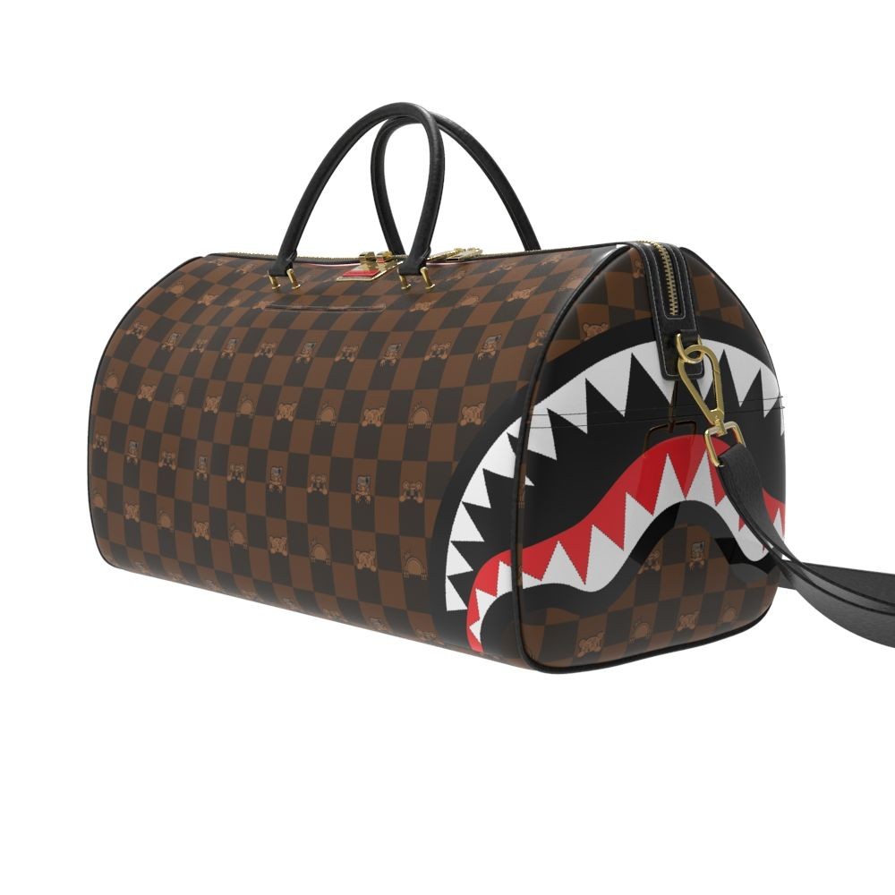 Peeking Bear Emperor Duffle Bag