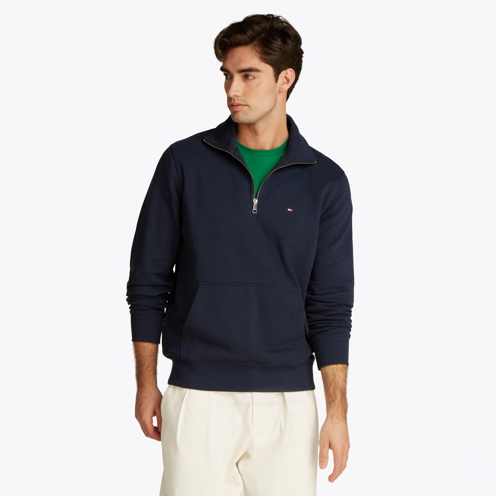 Tommy Hilfiger Essential Terry 1/4 Zip Sweatshirt Masdings