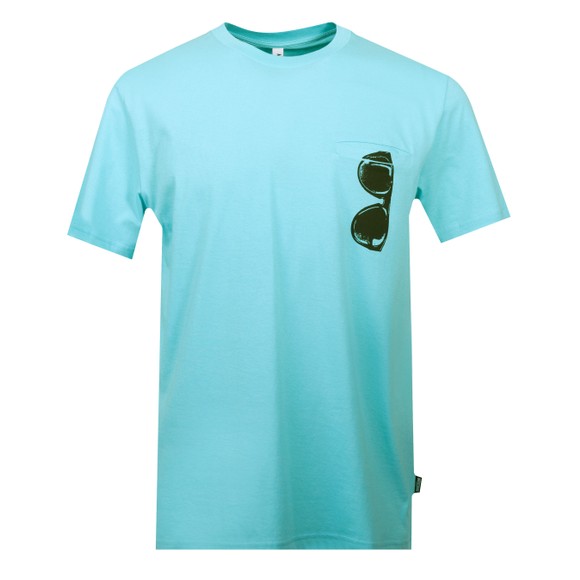 Moschino Mens Blue Sunglass Pocket Print T Shirt main image