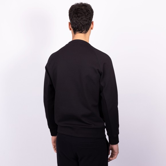 BOSS Mens Black Athleisure Salbo Rib Sweatshirt main image