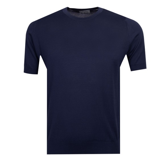 John Smedley Mens Blue Kempton T Shirt main image