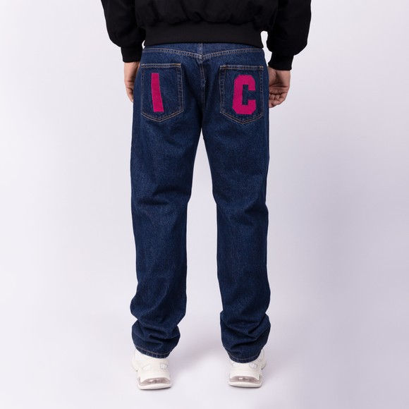 BBC Icecream Mens Blue Running Dog Jean main image