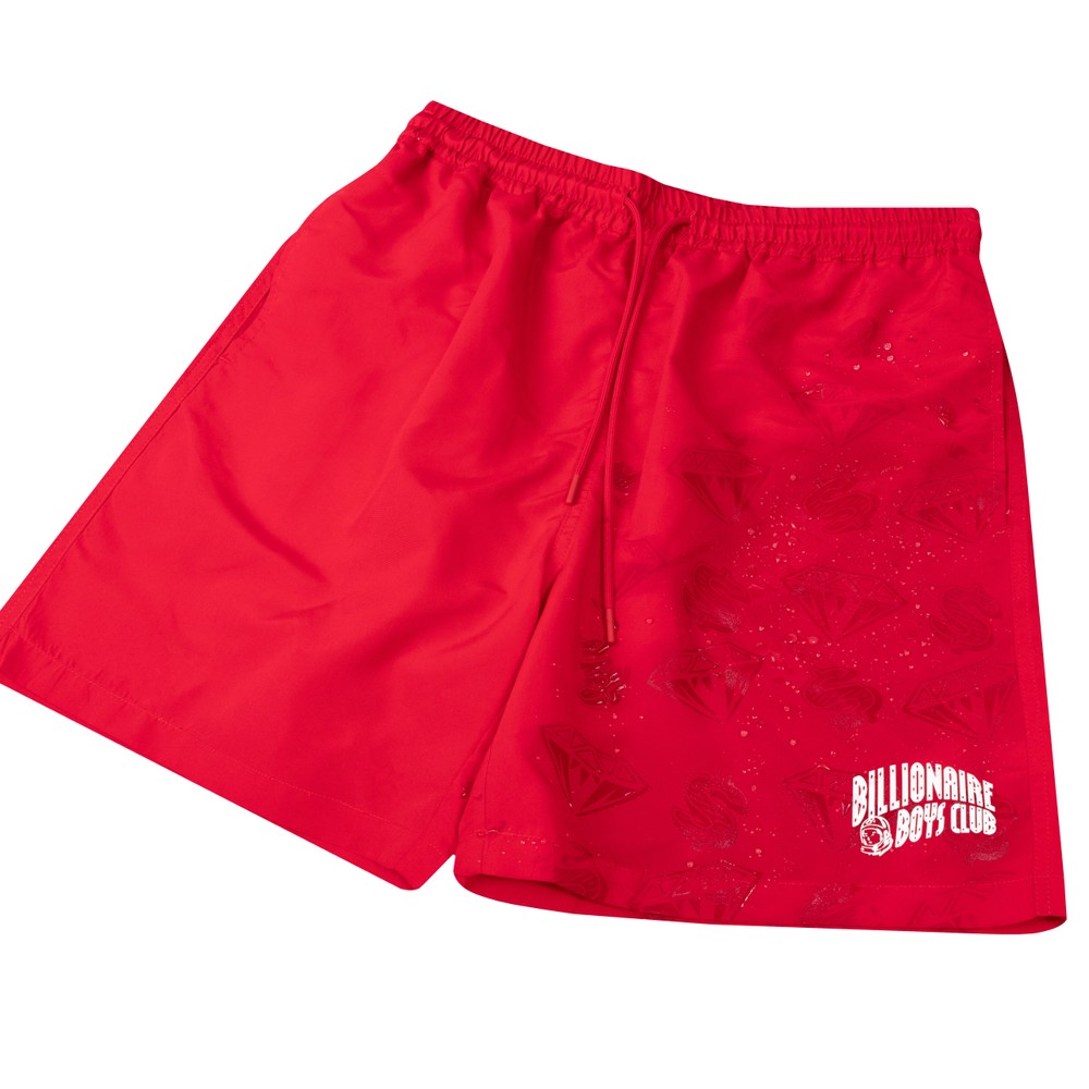 Diamonds & Dollars Water Reactive Swim Shorts