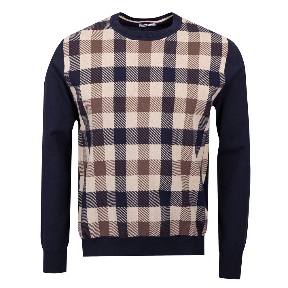 Macro Iconic Large Club Check Jumper
