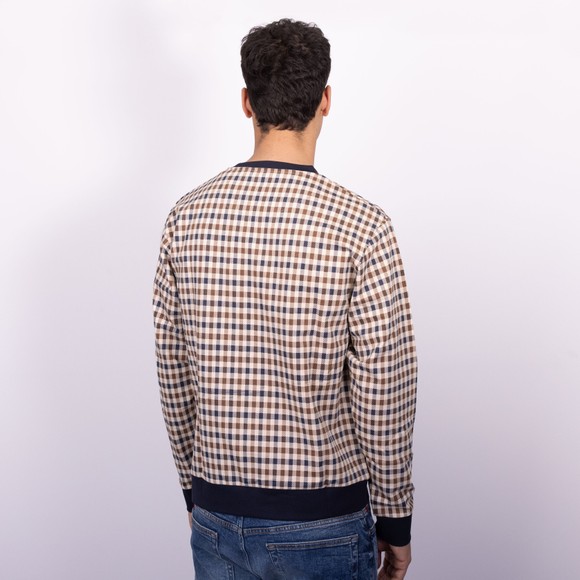 Aquascutum Mens Blue Iconic Sweatshirt main image