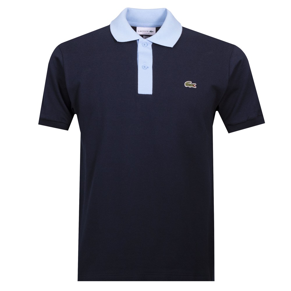 Contrast Pique Polo Shirt
