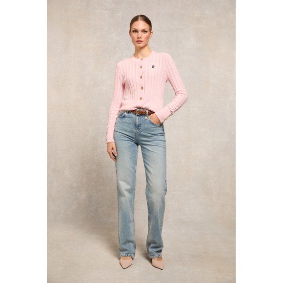 Holland Cooper Womens Pink Cotswold Cardigan #3