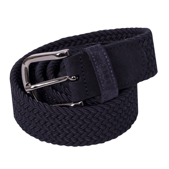 BOSS Mens Blue Sash Woven Belt main image