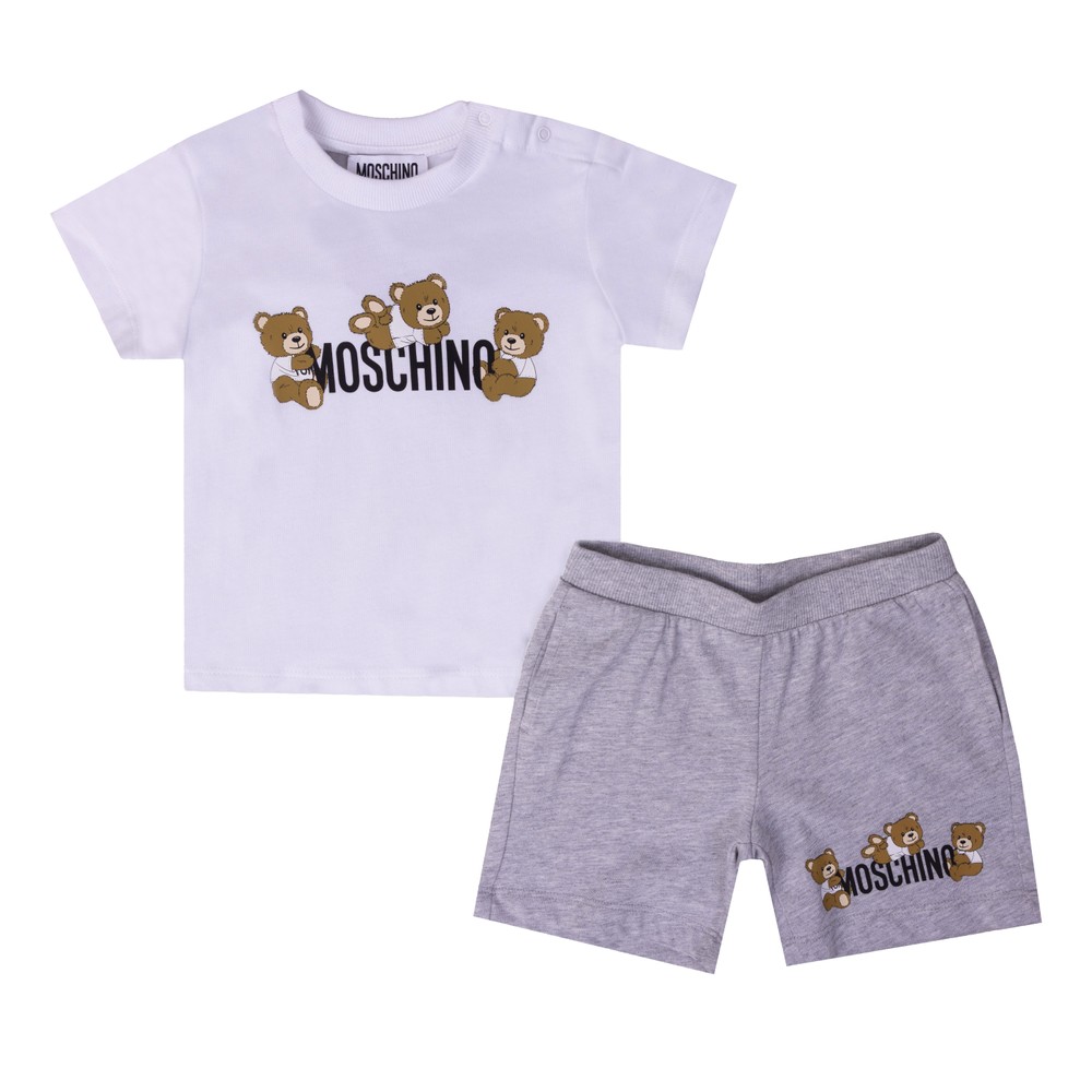 Bear Logo T Shirt & Short Set