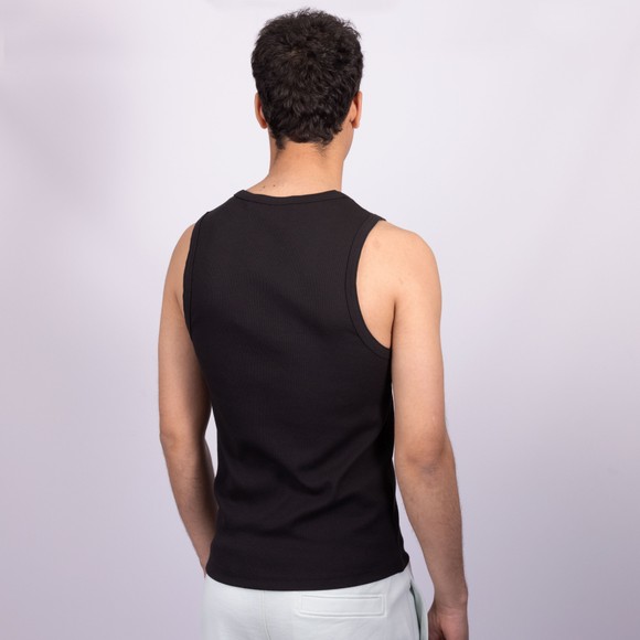 HUGO Mens Black Dapota Ribbed Vest  main image