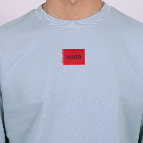 HUGO Mens Blue Diragol Crew Sweatshirt main image