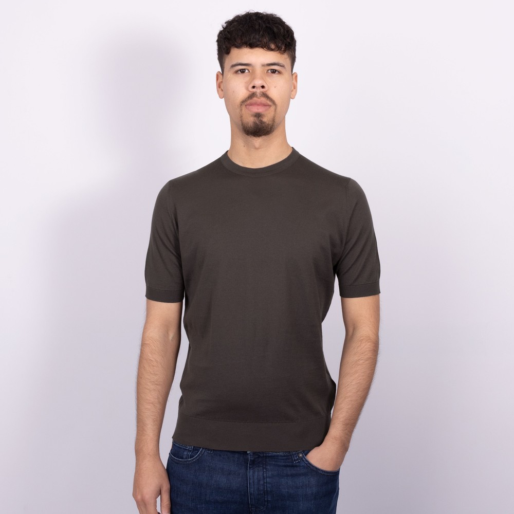 Tシャツ・カットソー JOHN SMEDLEY SS25 T-shirts (KEMPTON PARCHMENT) JOHN SMEDLEY - T-shirt Kempton | Leam Roma - Luxury Shopping