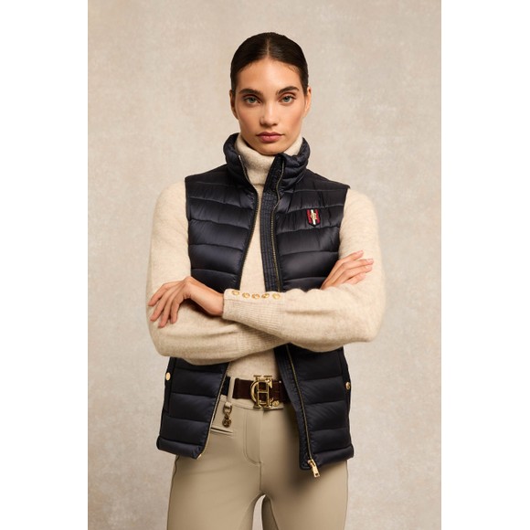 Holland Cooper Womens Blue Team Lightweight Gilet main image