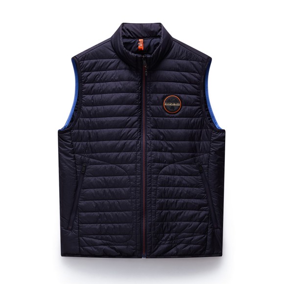 Napapijri Mens Blue A-Amiata V Gilet main image