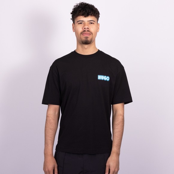 HUGO Mens Black Duwood T Shirt main image