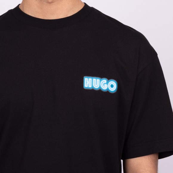 HUGO Mens Black Duwood T Shirt main image