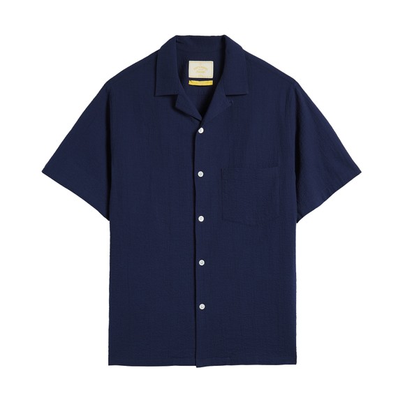 Portuguese Flannel Mens Blue Flame Shirt #1