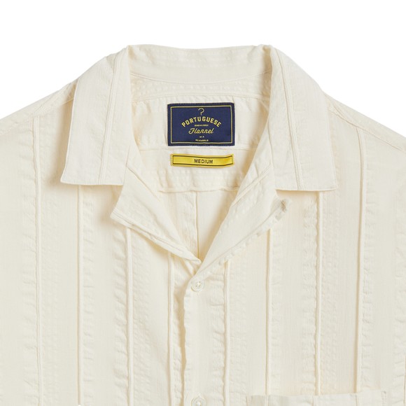 Portuguese Flannel Mens Off-White Punta Shirt main image