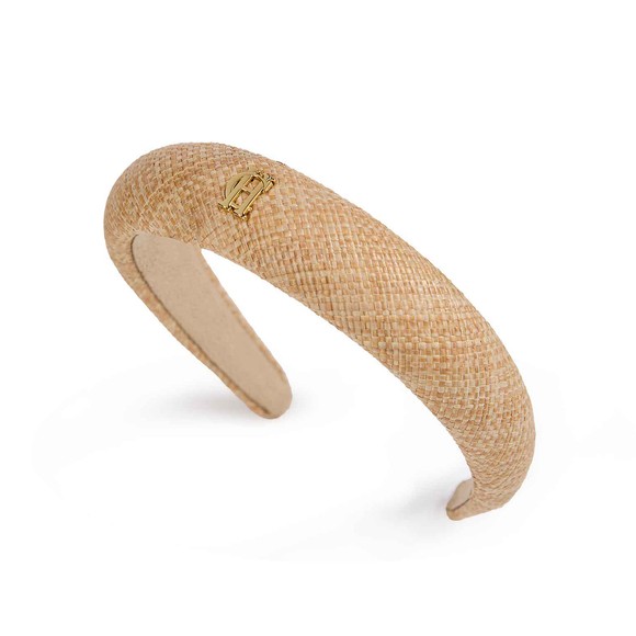 Holland Cooper Womens Beige Narrow Headband  #4