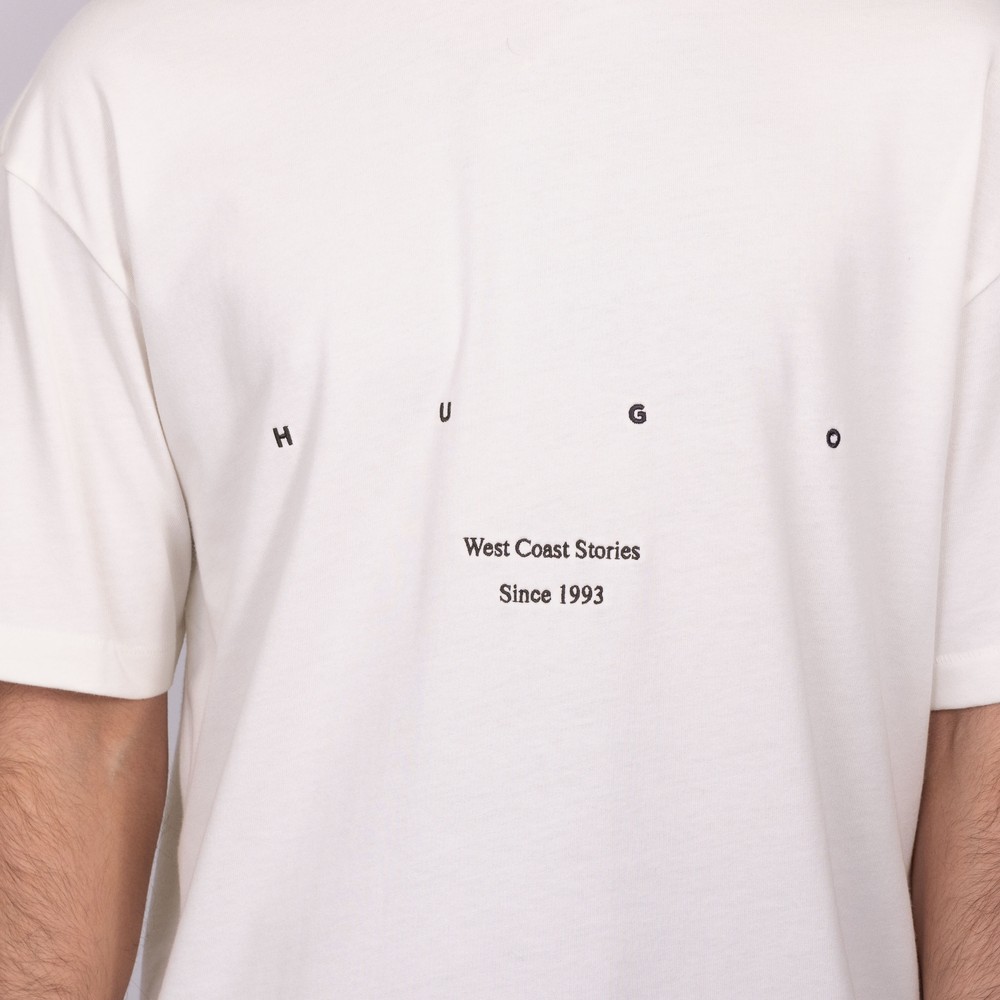Hugo Duwrite Tシャツ HUGO Duwrite T Shirt White | Mainline Menswear United States