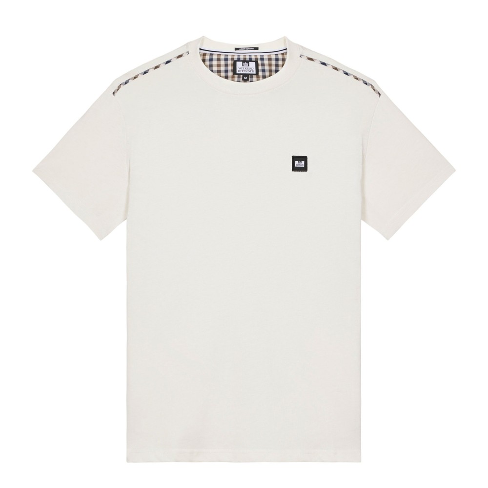 Manuel T Shirt With Check Piping