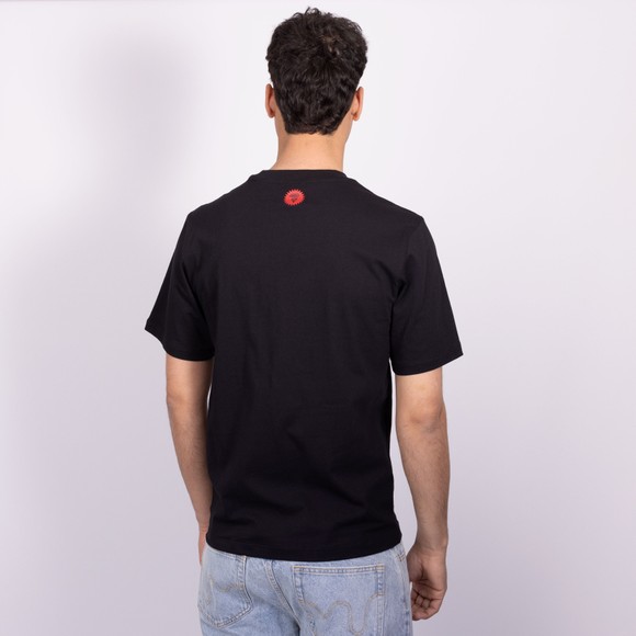 BBC Icecream Mens Black Polka Dot Running Dog T Shirt main image