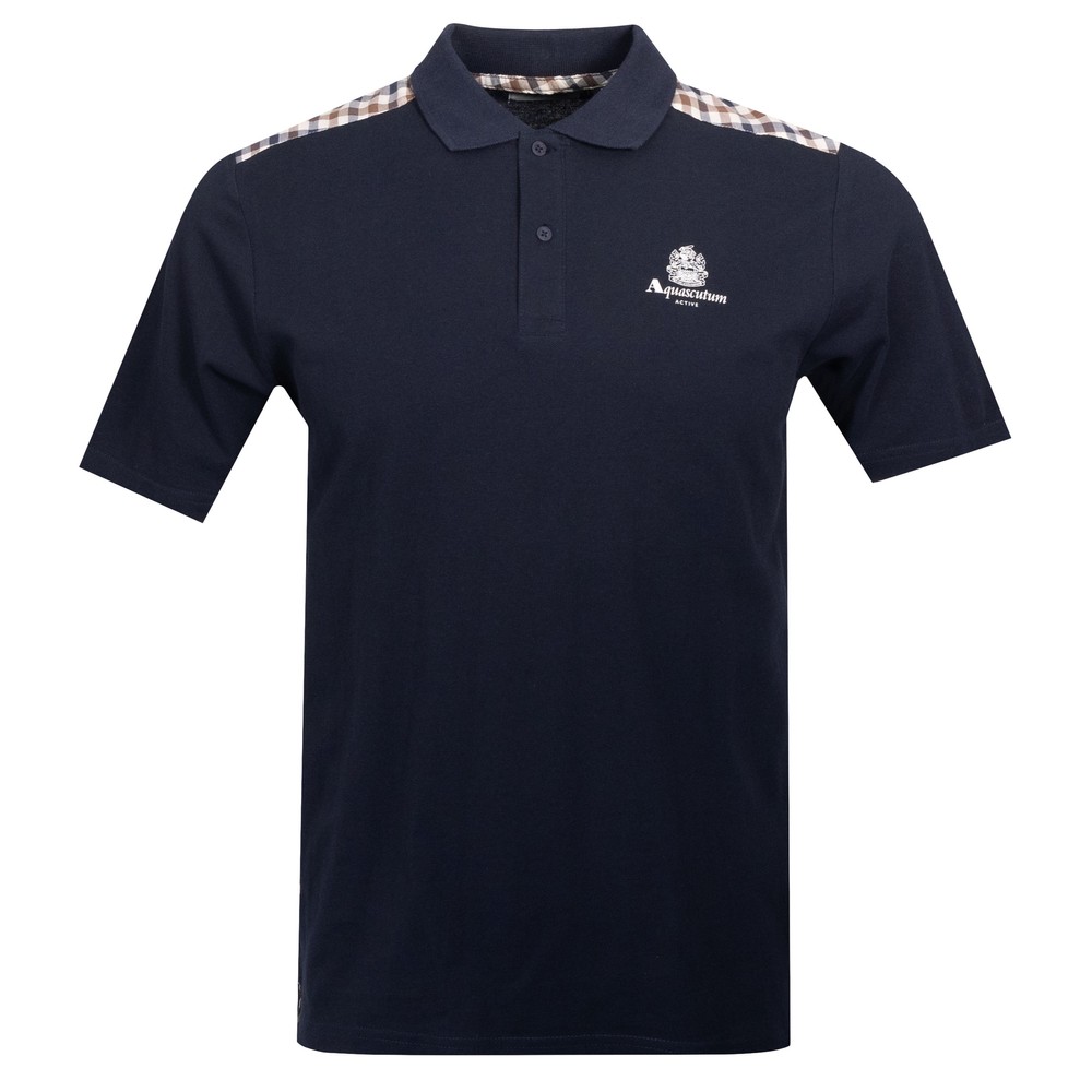 Club Check Detail Polo Shirt