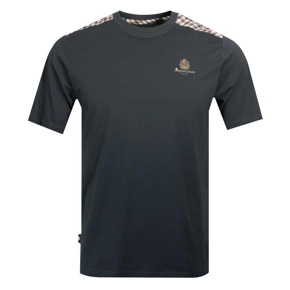 Club Check Detail T Shirt