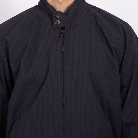 Baracuta Mens Blue Seersucker G9 Harrington Jacket main image