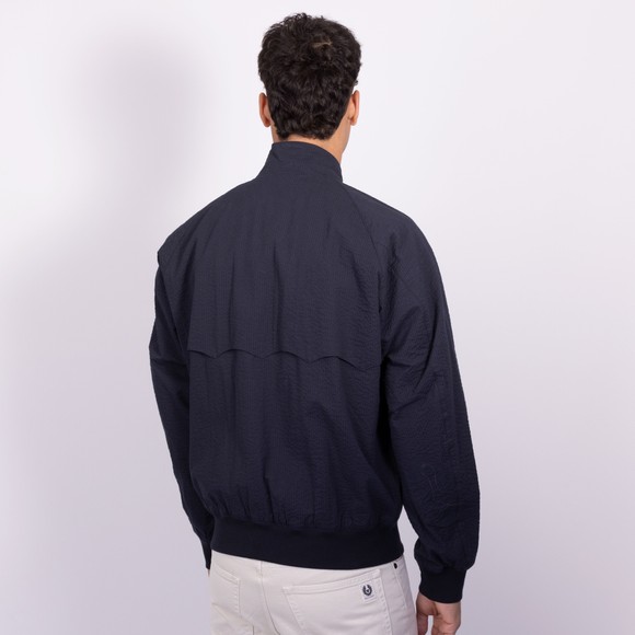 Baracuta Mens Blue Seersucker G9 Harrington Jacket main image
