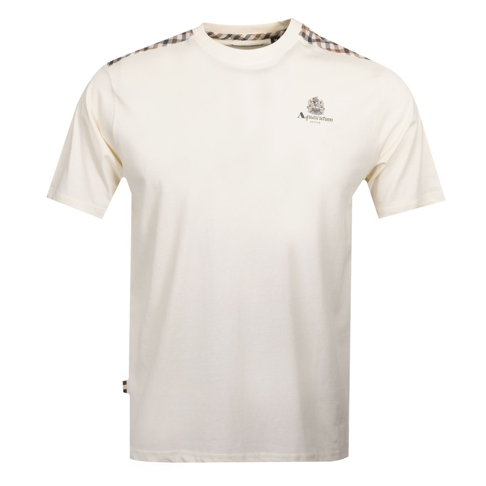 Club Check Detail T Shirt