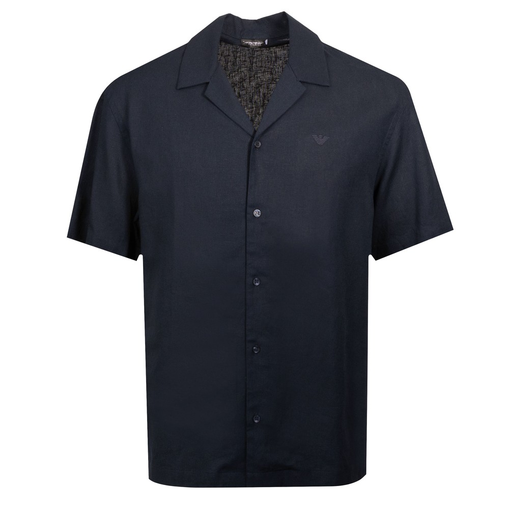 Camp Collar Linen Shirt