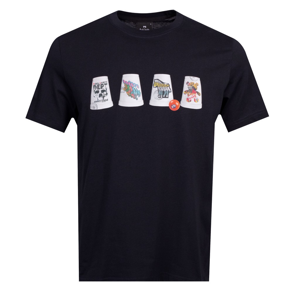 Cups Print T-Shirt
