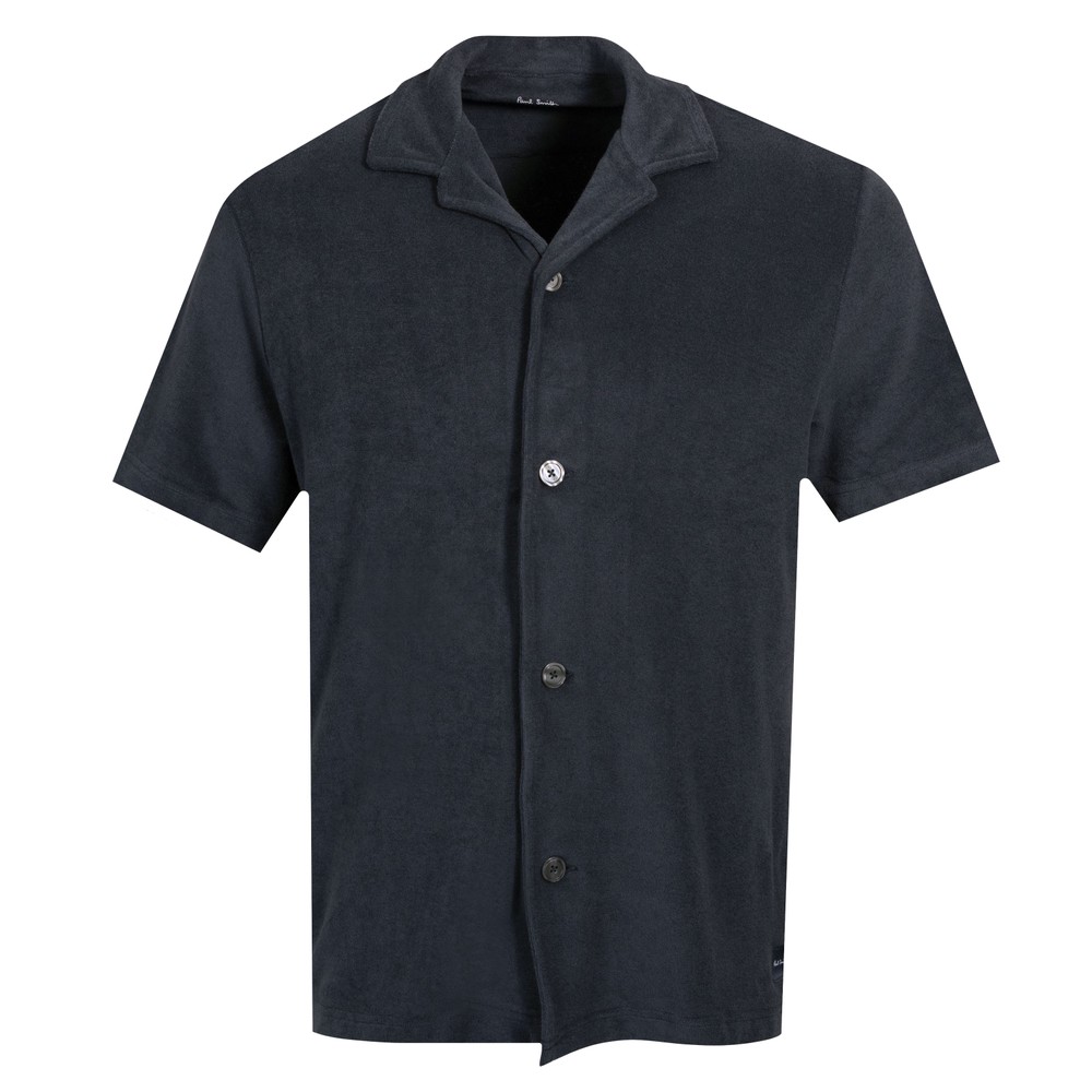 Short Sleeve Striped Towel Shirt