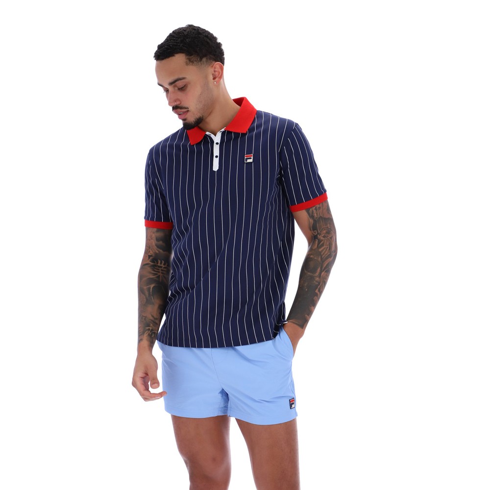 Classic Vintage Striped Polo Shirt