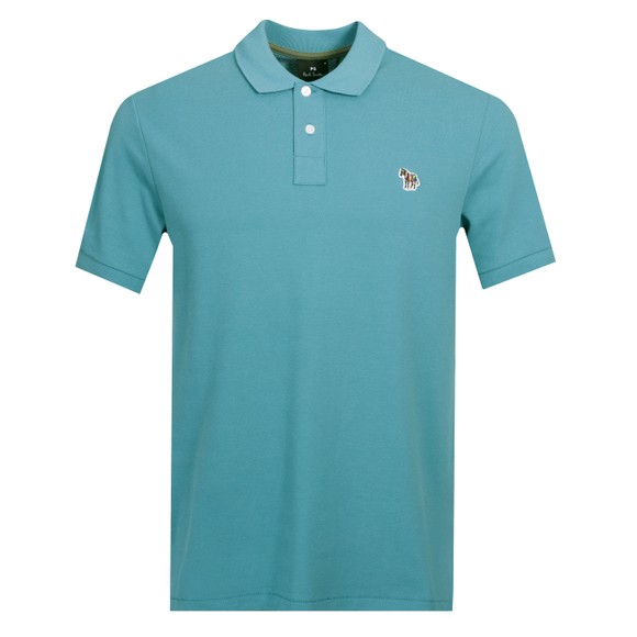 PS Paul Smith Mens Green Zebra Polo Shirt main image