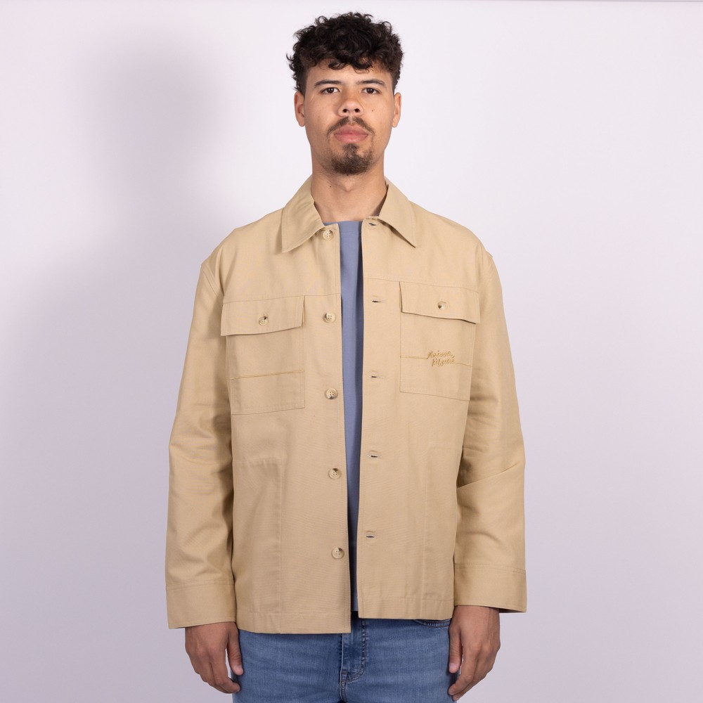 Maison Kitsune Workwear Overshirt | Oxygen Clothing