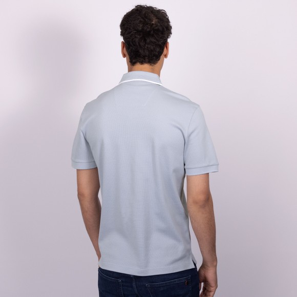 BOSS Mens Blue Formal H Prout 59 Textured Polo Shirt main image