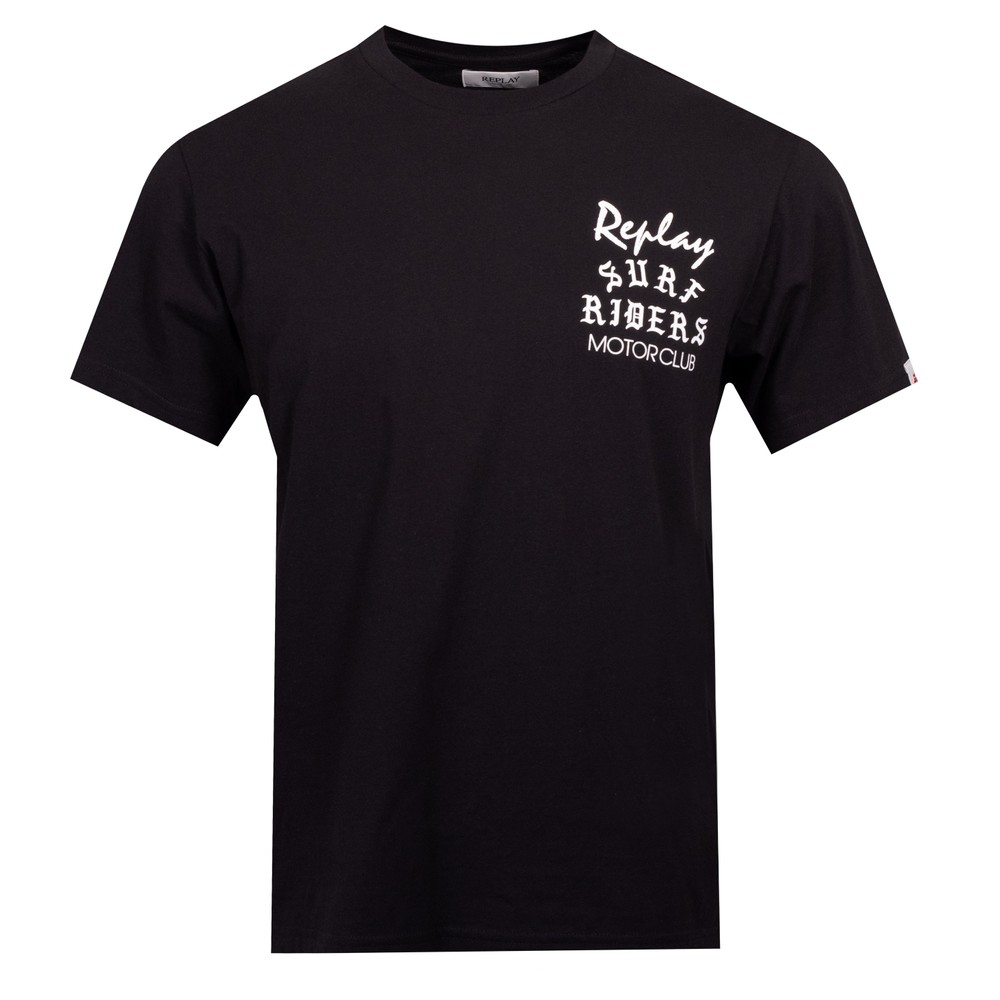Replay Motorclub Skull Backprint T-Shirt | Masdings