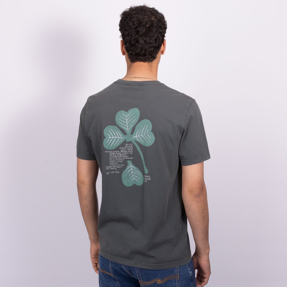 【新品】30%OFF ヌーディージーンズ Roy Tシャツ サイズL Nudie Jeans Roy Lost Leaf T Shirt | Masdings