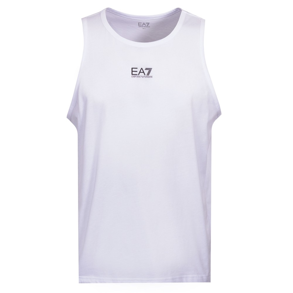 EMPORIO ARMANI★EA7★ホワイトロゴ☆フィットネストップ EA7 Emporio Armani Core Identity Jersey Tank Top | Masdings