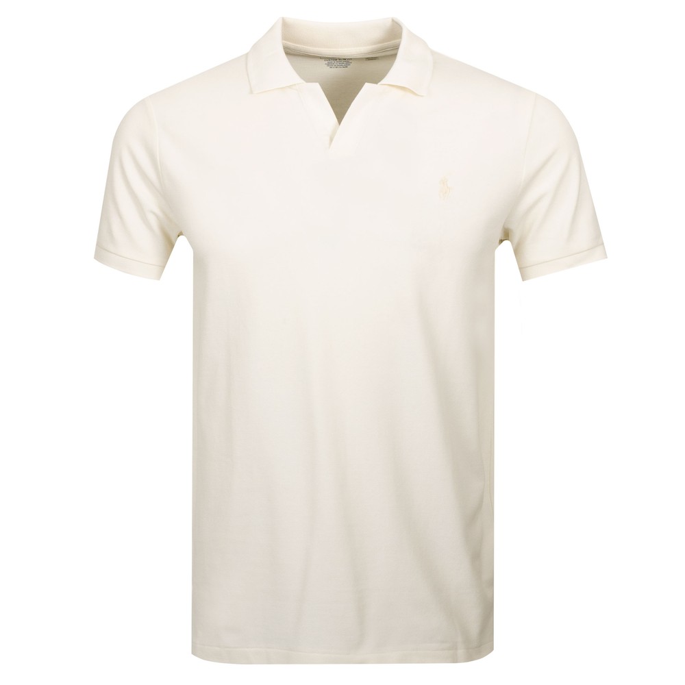 Polo Ralph Lauren Custom Slim Fit Open Neck Polo Shirt, view 1