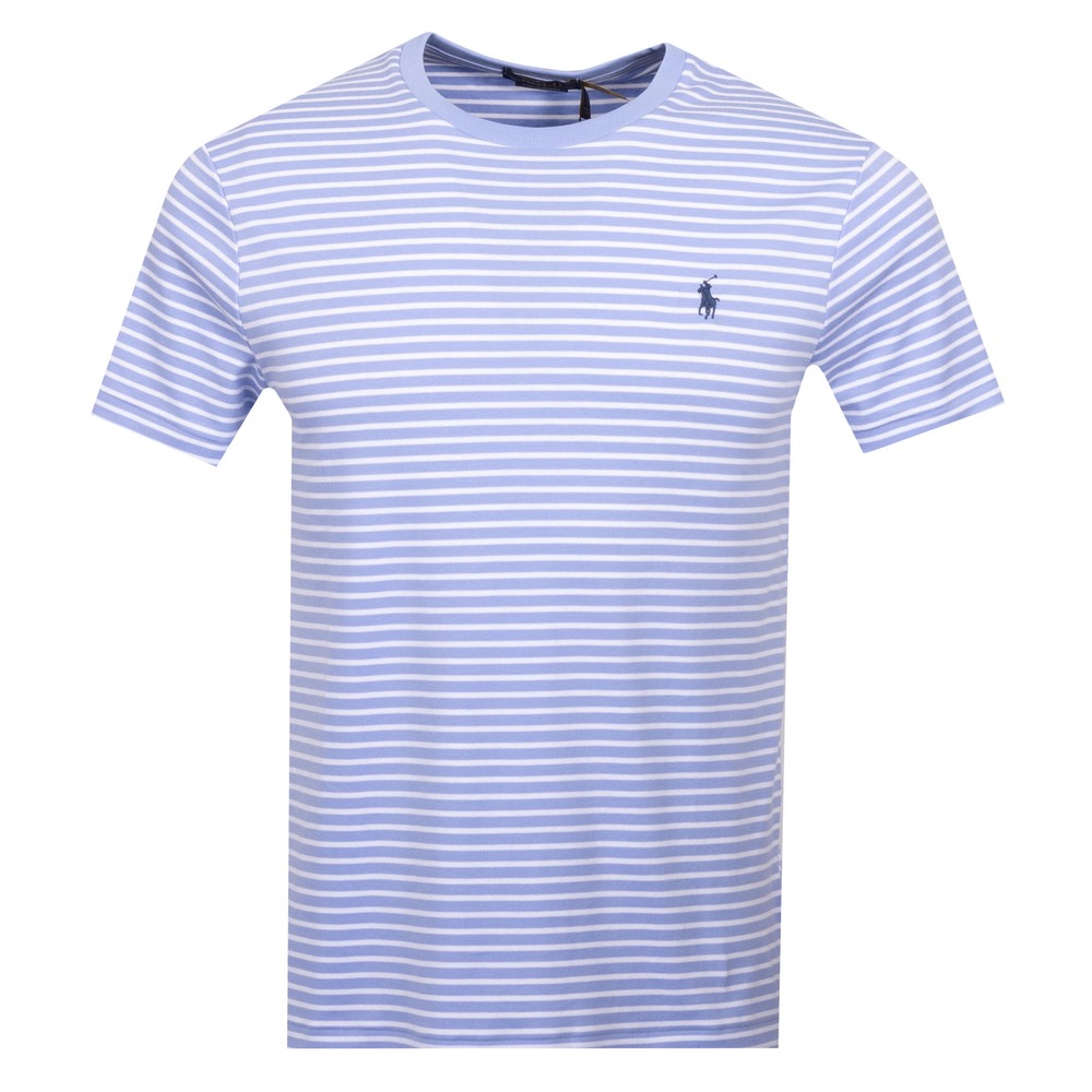 Custom Slim Fit Striped Interlock T-Shirt