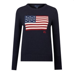 Flag Cotton Crew Jumper