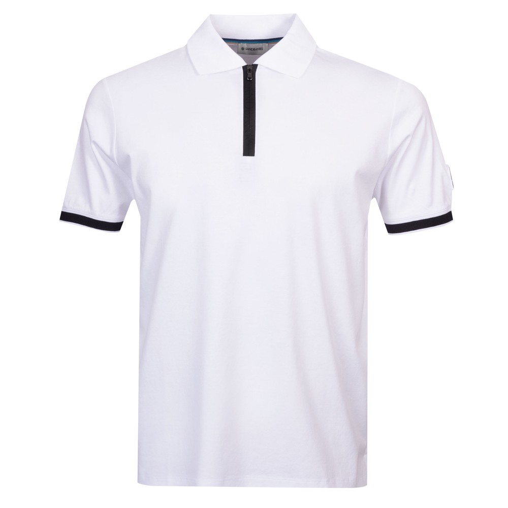 Silicone Zip Polo Shirt