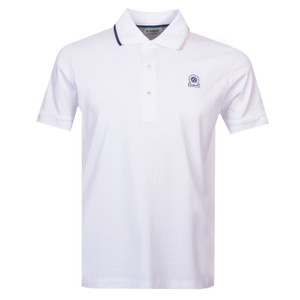 Tri-Colour Tipped Polo Shirt