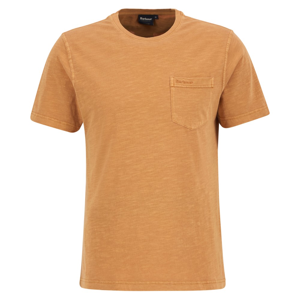 Front Pocket Pigment Dyed Slub T-Shirt