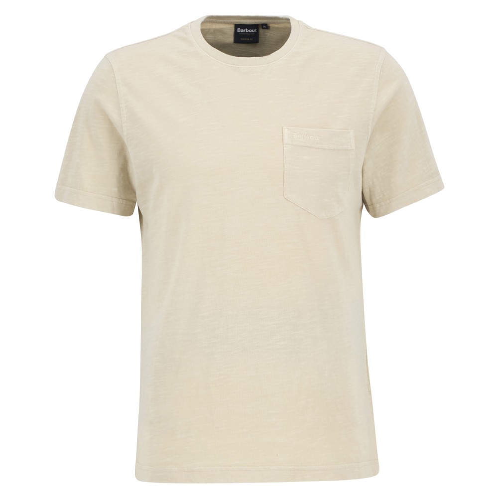 Front Pocket Pigment Dyed Slub T-Shirt