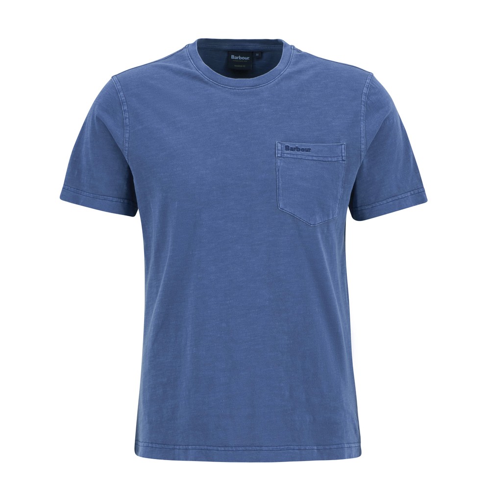 Front Pocket Pigment Dyed Slub T-Shirt
